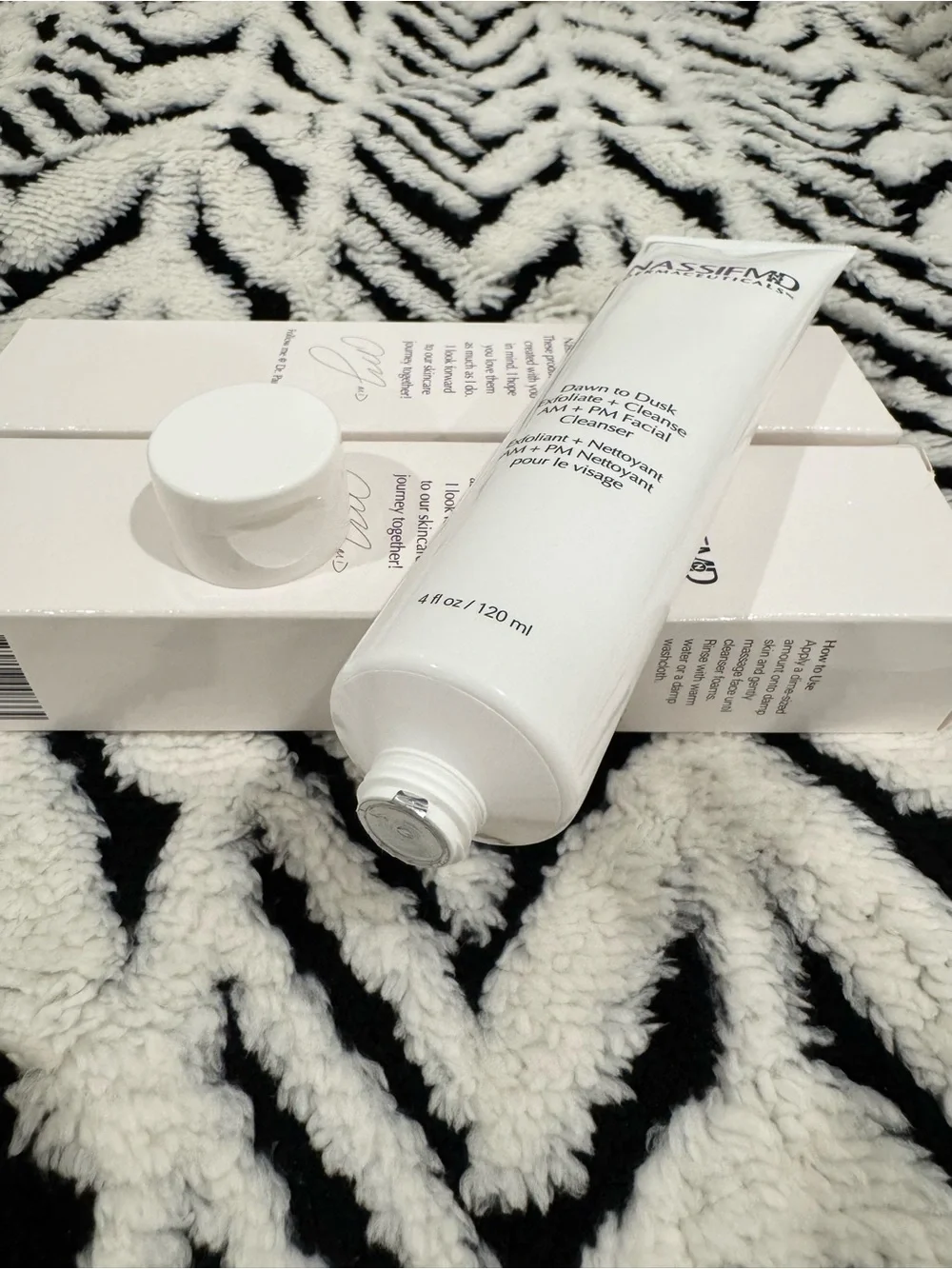 2-PC NassifMD Dawn to Dusk™ Exfoliate + Cleanse AM + PM Facial Cleanser